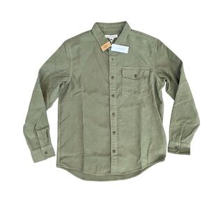 New Outerknown Moleskin Olive Green shirt jacket size M and L
